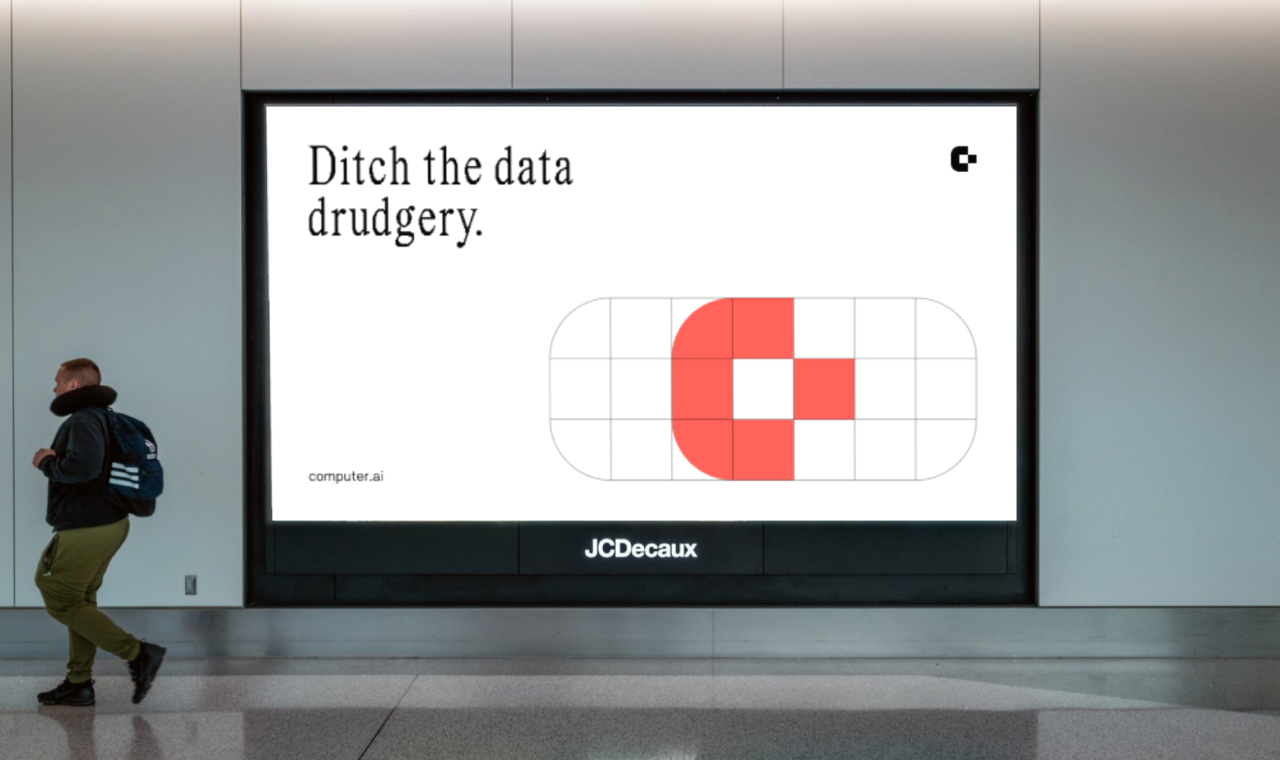 The letters Aa in a typographic diagram