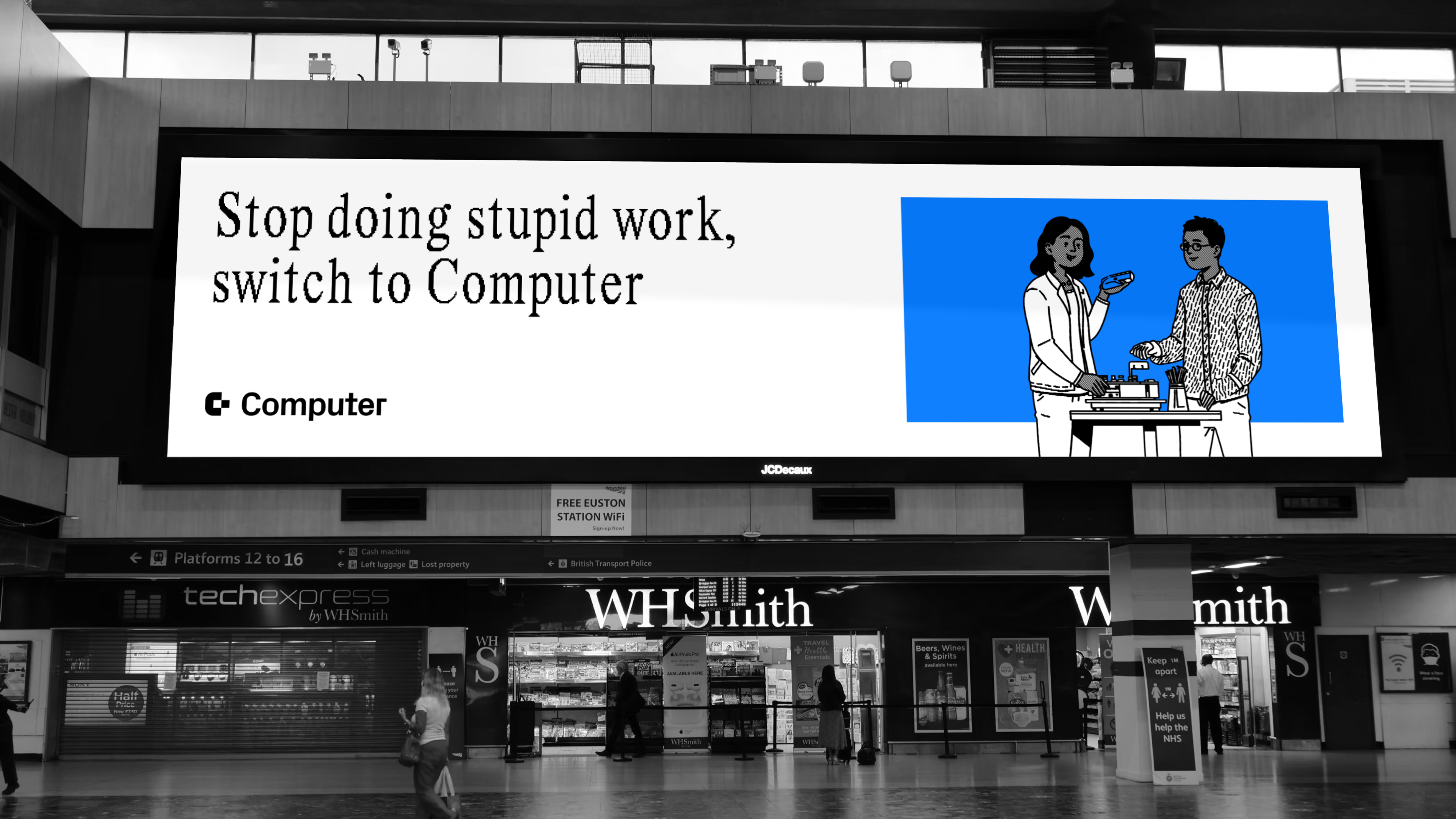 The letters Aa in a typographic diagram